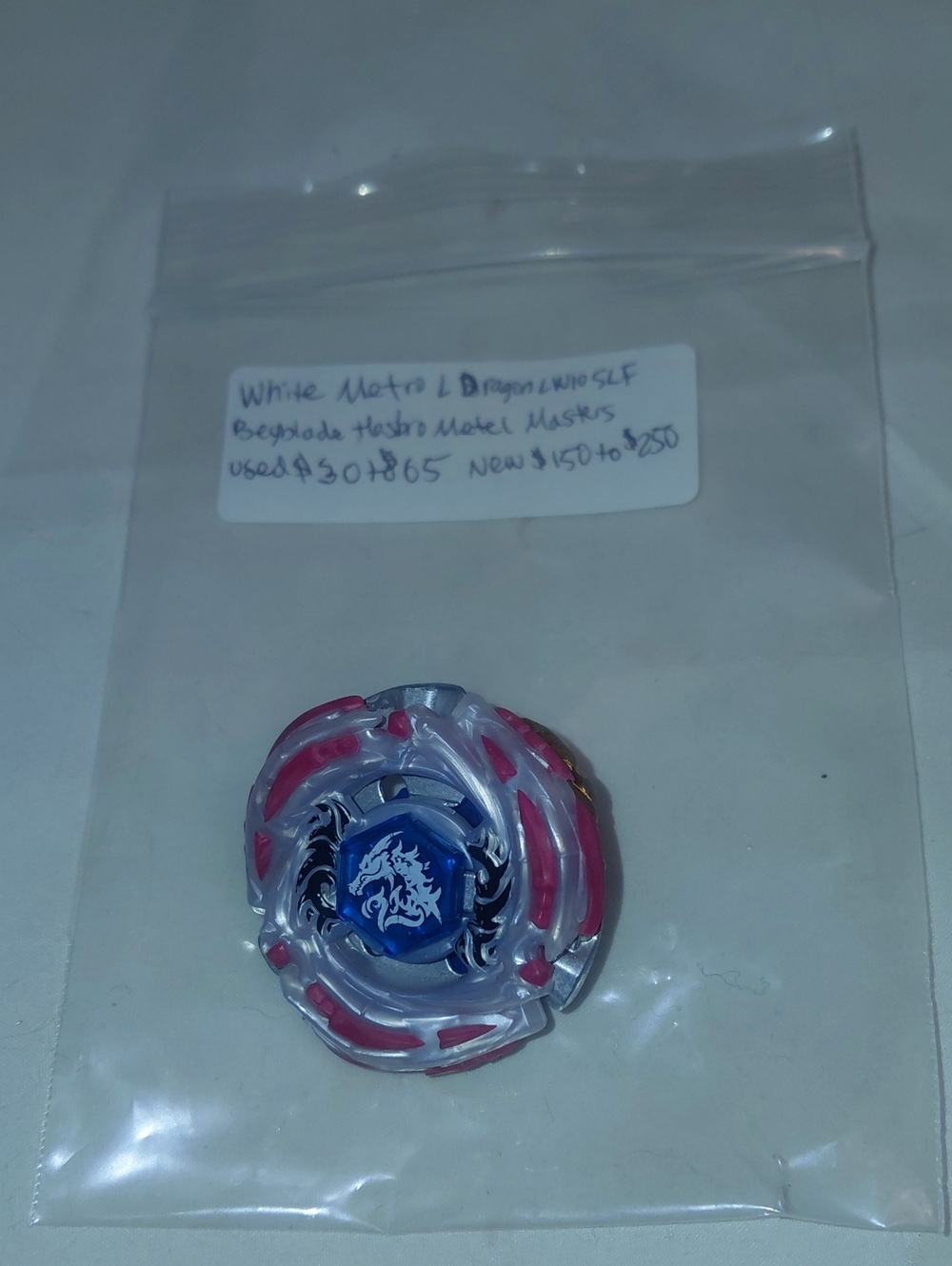 White Metro L Dragon Beyblade
